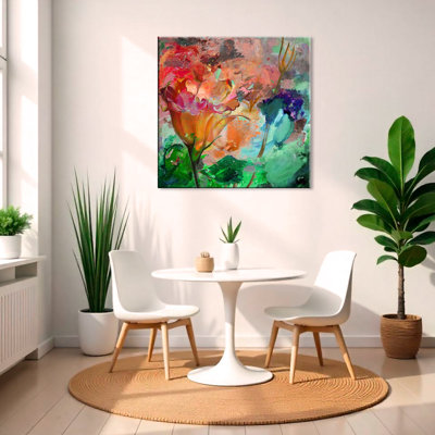 «Painted Petals LXI» par Tristan Scott - impression sur toile tendue