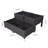 Brown Self-Watering Raised Herb Box With Legs For Cafes - 4 Piece For Gardening Polypropylene Adequate Drainage Easy Assembly Practice Flower Bed Patios System Built-In
