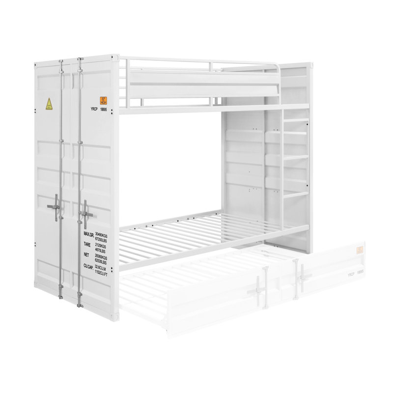 Jurida Kids Bunk Bed, Full, White