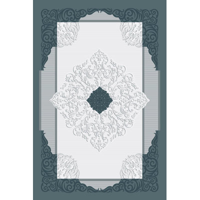 Luxurious Hall Carpet, 3.3 x 9.8 ft, 100% Polyester, 650 g/m² | Antibacterial & Non-Slip Underside | 8 mm Pile Height, Machine Washable, 3D Digital Printing | Ideal for Home Entryways & Living Rooms, Durable & Easy to Clean