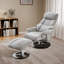 Fauteuil inclinable pivotant rembourré avec repose-pieds-2038869839-2038869838