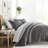 7-Piece Reversible Bedding Bundle - Solid Comforter and Patterned Sheet Set-99311802-99311801