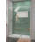 DreamLine Unidoor-LS 53 - 54 inch W x 72 inch H Frameless Hinged Shower Door in Brushed Nickel-122120925-122846766
