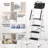 4 Step Ladder With Handrails 500 Lb Capacity Step Stool Folding Portable Ladders For Home Kitchen Steel Frame With Non-Slip Wide Pedal Stepladder With Attachable Tool Bag Black-1284740844