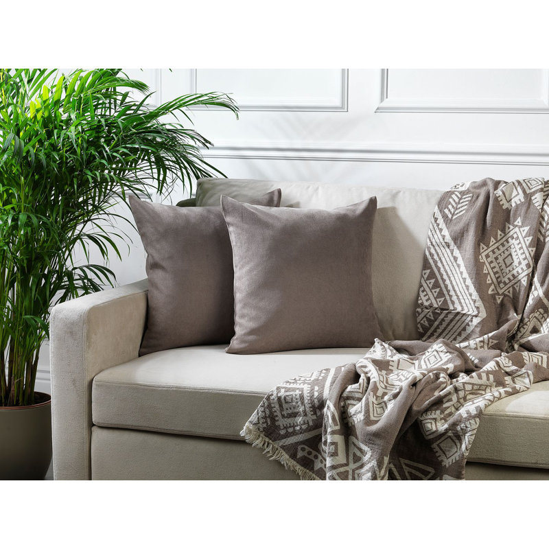 Indoor / Outdoor Square Scatter Cushion Cover, 30 x 30cm, Stone