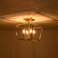 Plafonnier semi-encastré géométrique 4 lumières