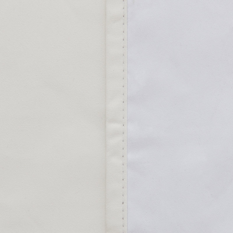 Tyres Blackout Curtain Single Panel, 52" W x 72" L, Light Beige