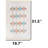 🤍 White Lattice Diamond Abstract Area Rug