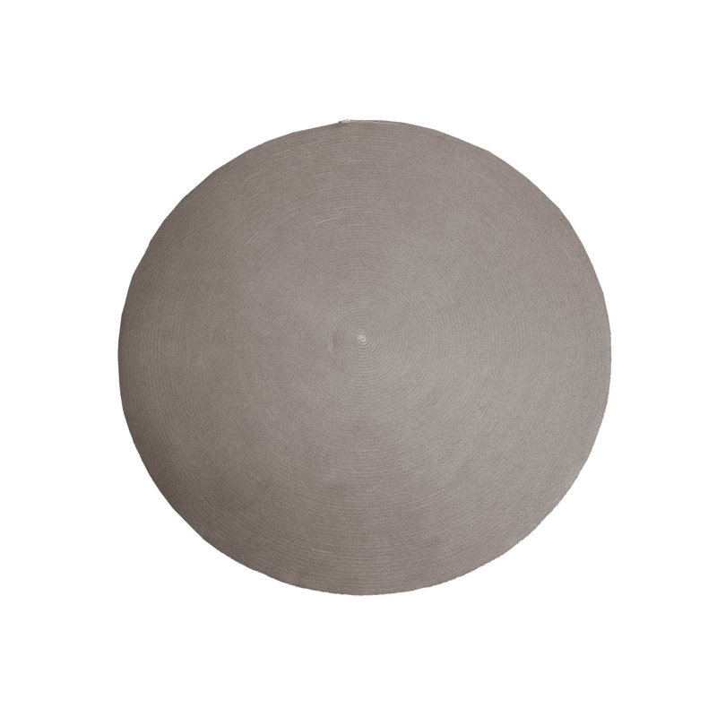Circle Rug, Brown, Round 6'6.8"