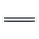 BUILDMART - 36x8 Modern AC Vent Cover - Standard Linear Slot Diffuser - Register Grille / Size: 2" H x 8" W x 36" L