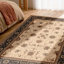 Tapis d'intérieur / beige à motif médaillon perse beige / noir 10 pi x 13 pi (9 pi 9 po x 13 pi 3 po) Yasmin-30842375