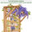 Handmade 72″ H × 35.5″ W Fir Wood Planter Box with Trellis and Wheels-1319895567