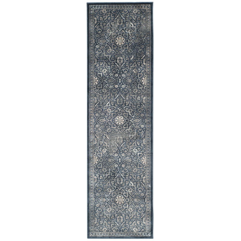 Emmie Oriental Cotton Hand Woven Area Rug, Runner 66 x 244 cm