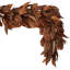  72" Brown Magnolia Leaf Garland. It measures 72 by 9 inches.