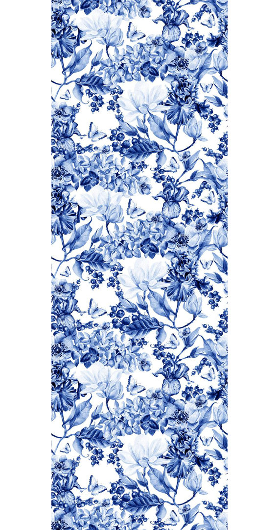 Bly Peel & Stick Floral Roll Charlton Home®