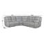 Canapé modulaire inclinable électrique en cuir 6 pièces Malounta Wellkamp-1068827421