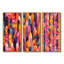 Rose et bleu bohème à pois et à rayures I - Collection d'art mural moderne-2069118186-2069118205-2069118204