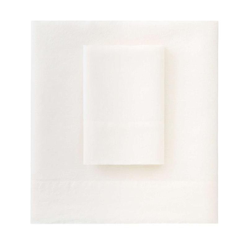 Lush Linen Pillowcases, Ivory, Standard