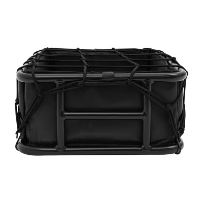 Rear Bike Basket, Rear Bike Basket with Luggage Net and Basket Inner Liner