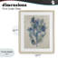 «Misty Blue Coral Study», reproduction sous verre encadrée, design par Amber Sterling-130823342-130823340