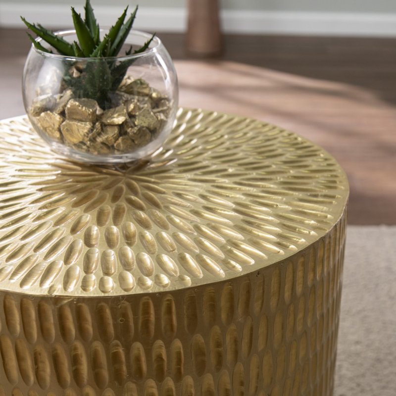 Drum end table