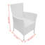 Ensemble repas rectangulaire avec coussins Kruse-820747638-820747646-820747647