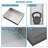 19" x 15" Stainless Steel Shower Niche, Brushed Nickel-647063497-647063501