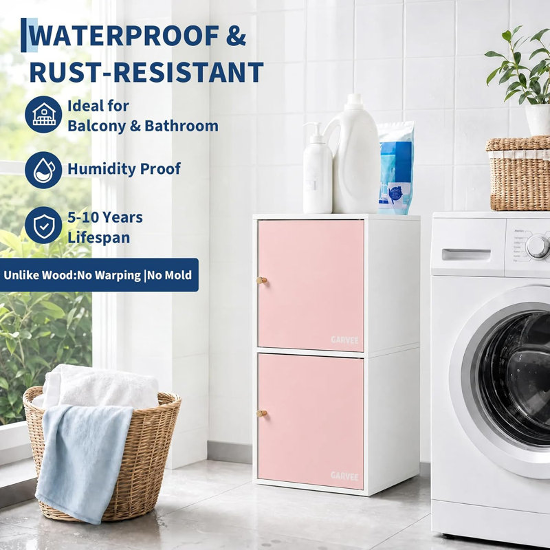 Metal Cube Storage Cabinet with Magnetic Single Door Wall Mount