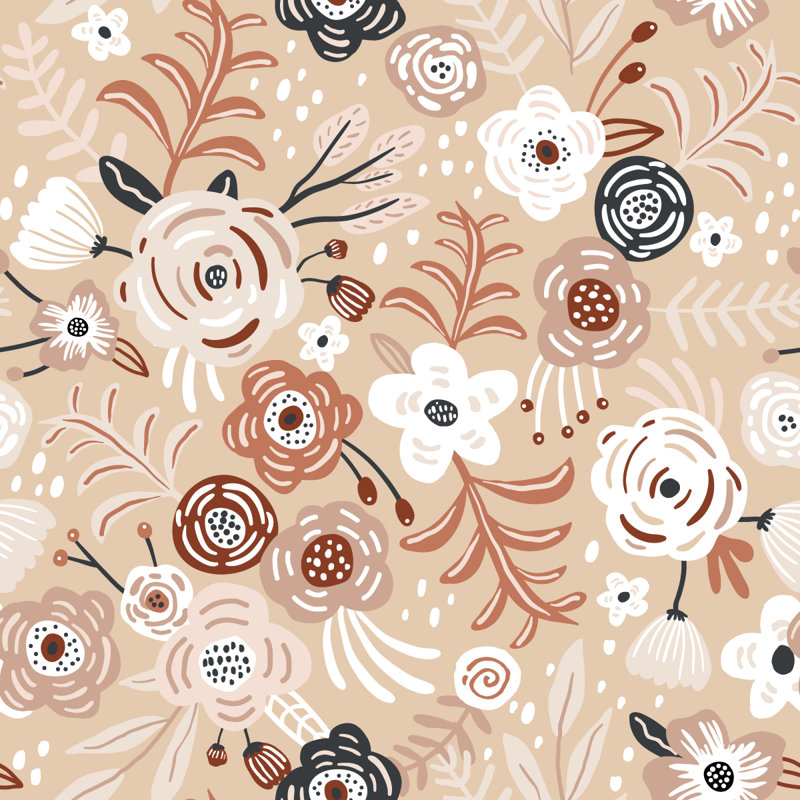 Panneau de papier peint, L 18,75 po x l 25 po, Vinyle