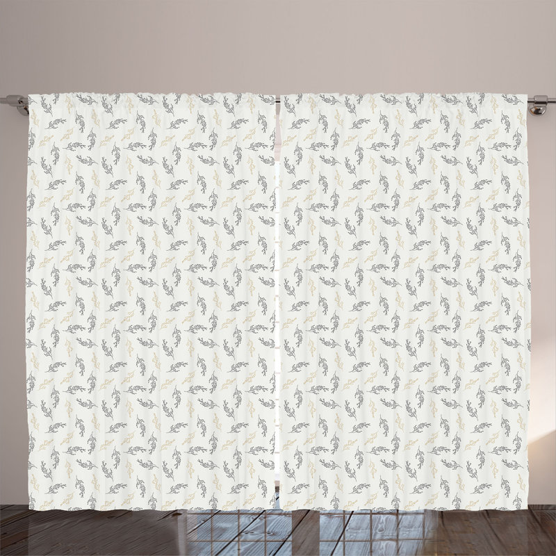 Semi Sheer Curtain Pair