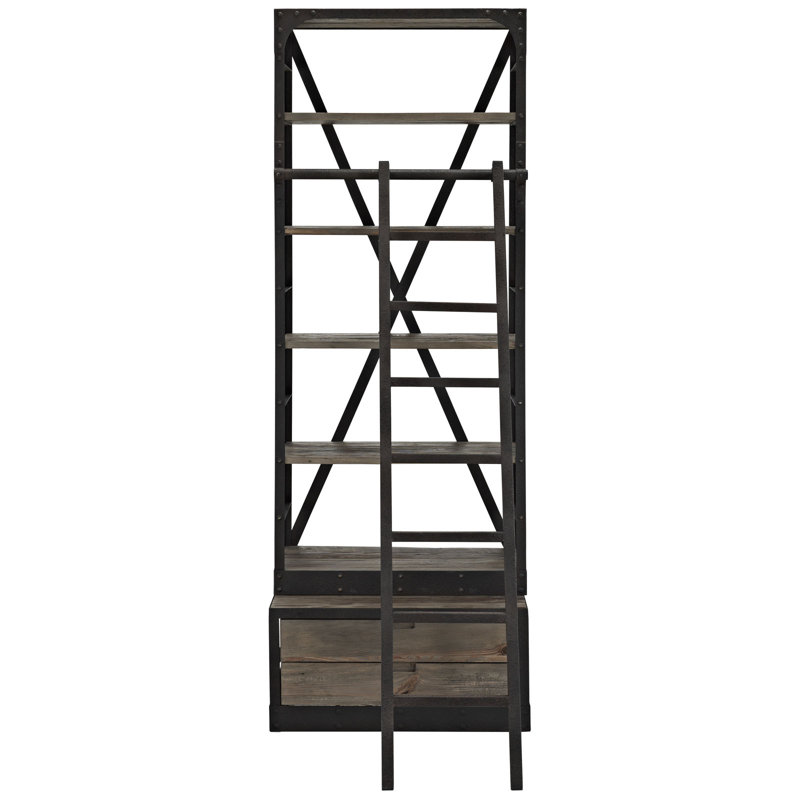 Support en bois Velocity par Modway, Brun foncé / noir