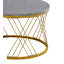 Round Coffee Table with Manufactured Wood Table Top