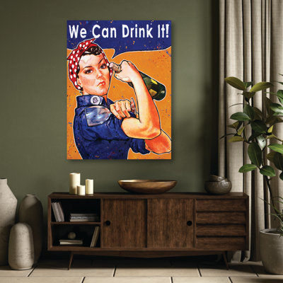 Studio Series - We Can Drink It - Toile tendue avec châssis - Collection Hamil