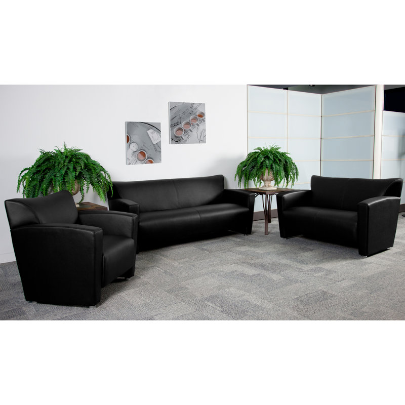 Hercules Reception Set with Extended Panel Arms, Black