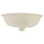 Lavabo de salle de bain ovale encastré en porcelaine 17 po Mangrove-50854396