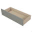 Lit plateforme simple avec deux tiroirs-124917640