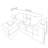 L Shaped Sectional Sofa (Camel)