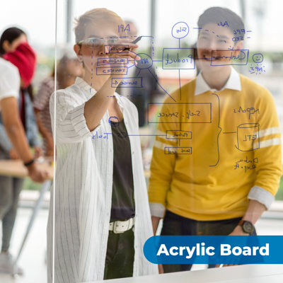 Acrylic Sheet 48" x 96" Clear Plexiglass Sheet 1/4 Inch Thick (6mm) with Clear Protective Film