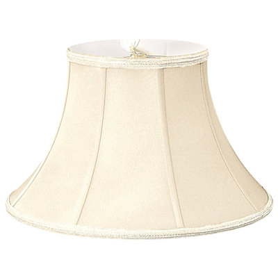 Abat-jour cloche en soie / shantung (araignée)
