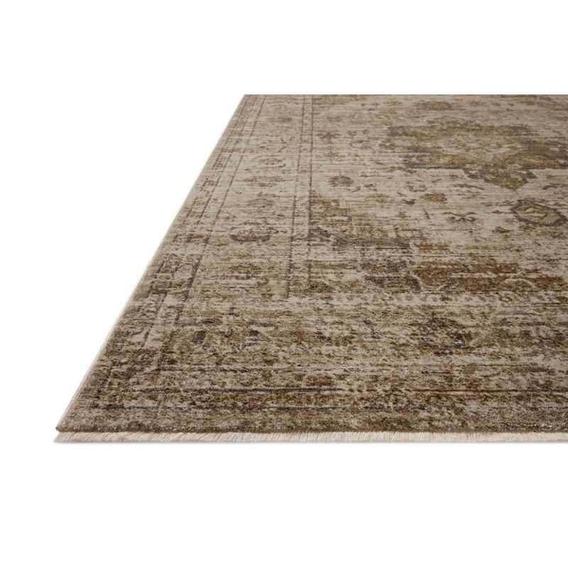 Loloi Haywood Natural / Bark Area Rug, Rectangle 7'10" x 10'