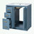 Bathroom Vanity with Ceramic Sink, 3 Drawers and Soft Closing Doors-65892592