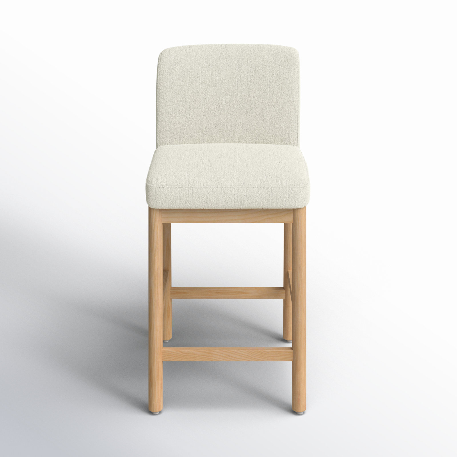 Connie Boucle Counter Stool, Cream