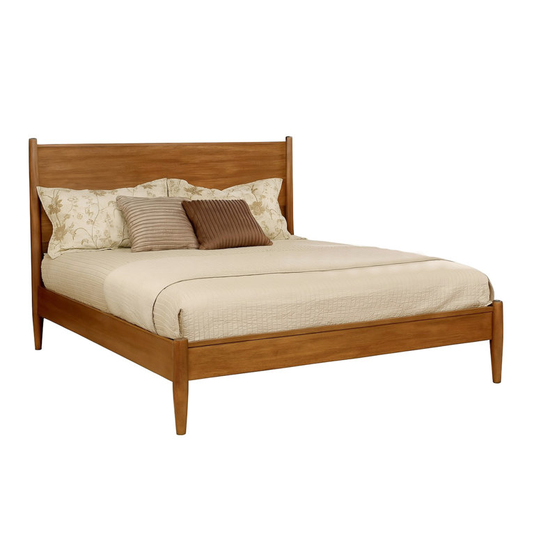 Très grand lit plateforme Mid-Century Eastern