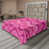 Rose vif / magenta / motif abstrait corail est en rupture de stock sélectionné