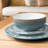 Denby Azure Coast 4 Piece Dinnerware Set, Service for 1