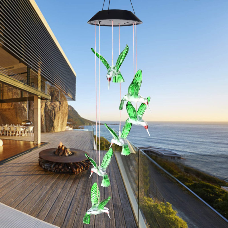 Carillon solaire à colibri