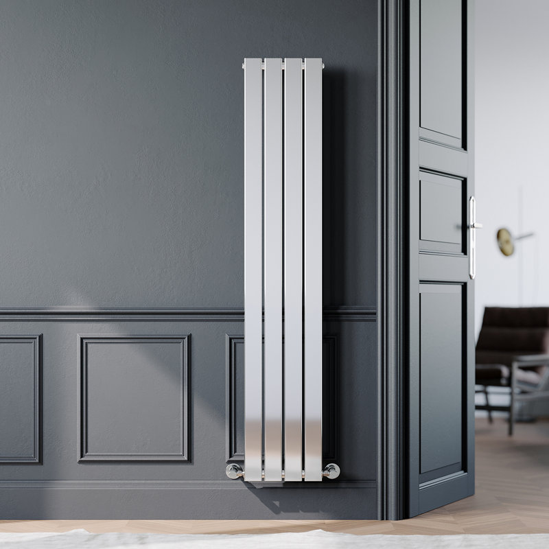 Quackenbush Vertical Designer Radiator, 1600mm H x 300mm W x 70mm D