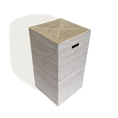 Hand Woven Wicker Laundry Hamper