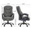 Chaise de bureau ergonomique à haut dossier