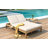 5-Position Adjustable Backrest Double Chaise Lounge Outdoor-474086591